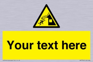 Custom warning roof avalanche